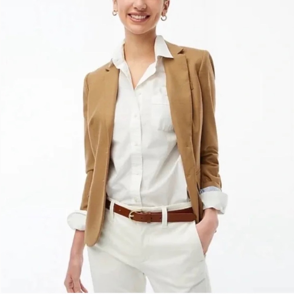 J. Crew Schoolboy camel wool  Blazer